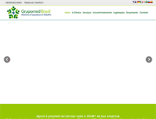 Tablet Screenshot of grupomedbrasil.com.br